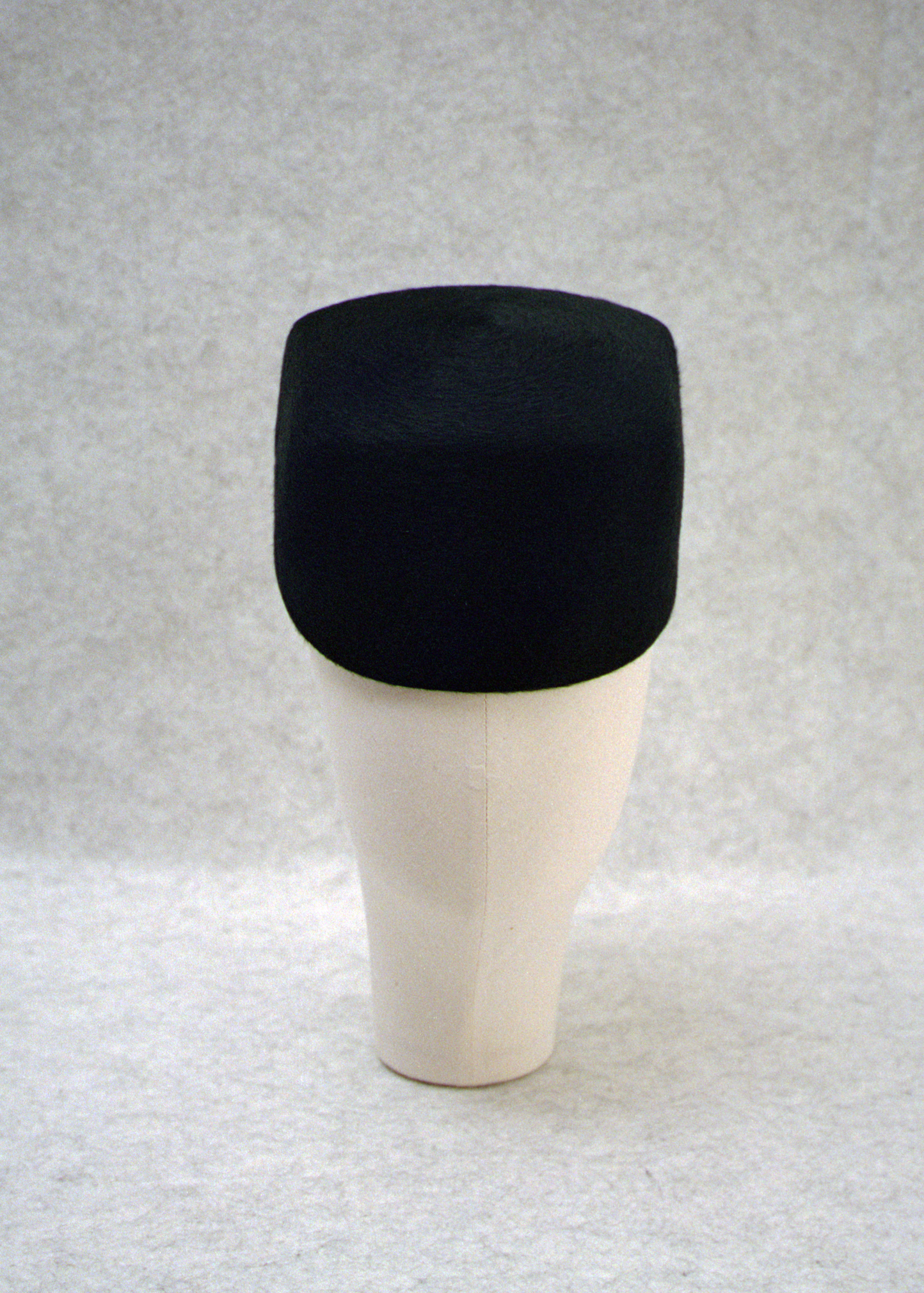 Square black pillbox